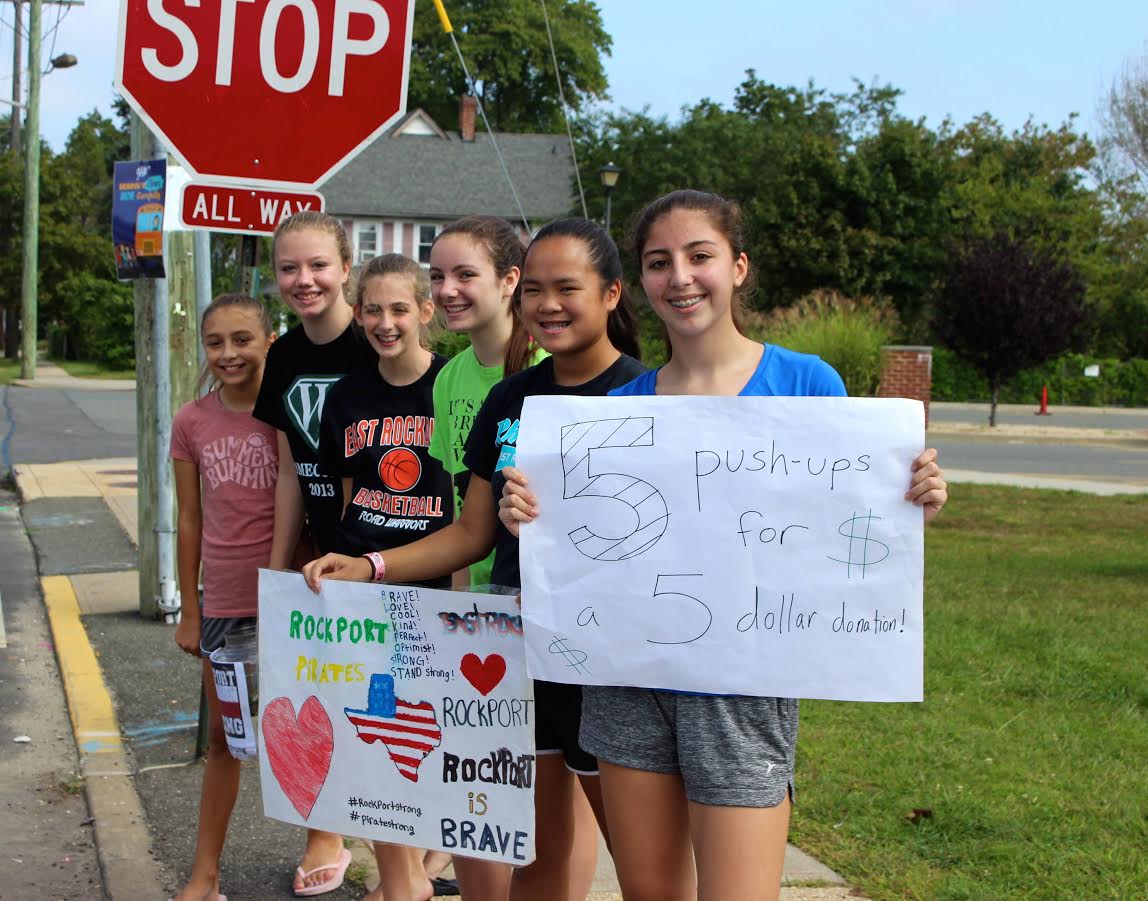 East Rockaway students pay it forward with a car wash Team Up 4 Community