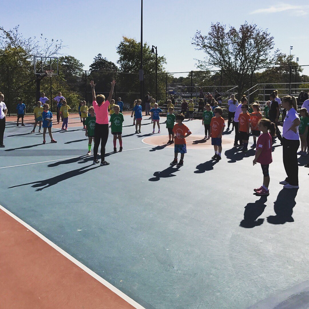 Adelphi WBB Hosts Youth Clinic Team Up 4 Community