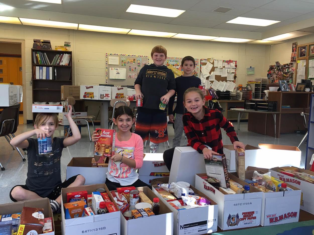 Annual food drive a success at Edna Louise Spear Elementary School