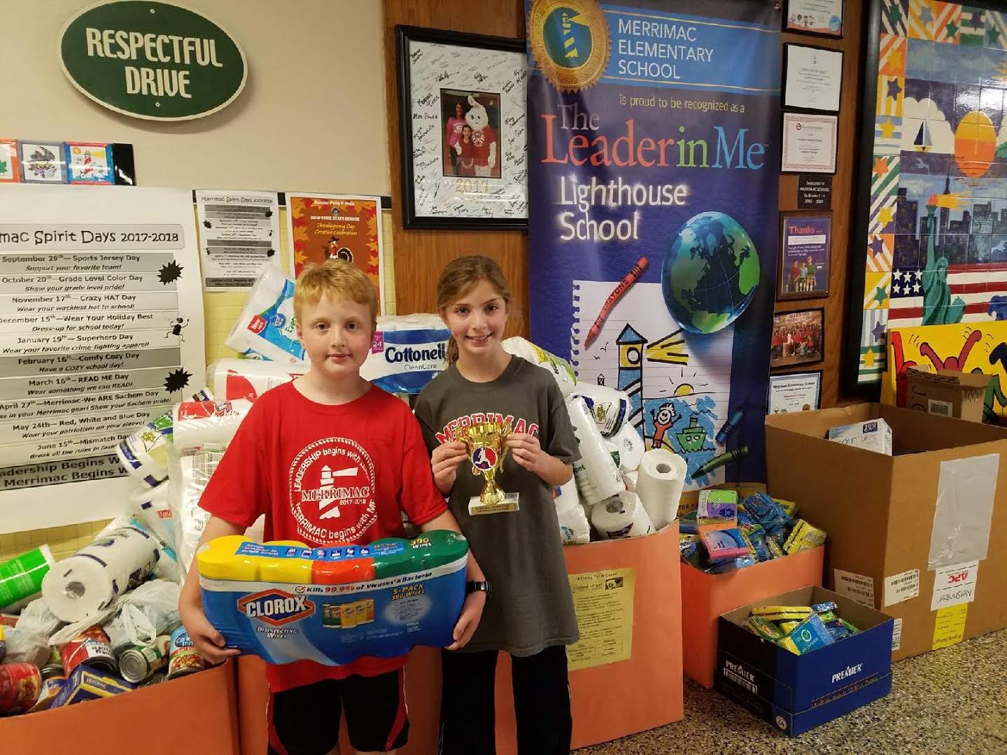 Merrimac Elementary kicking for a cause Team Up 4 Community