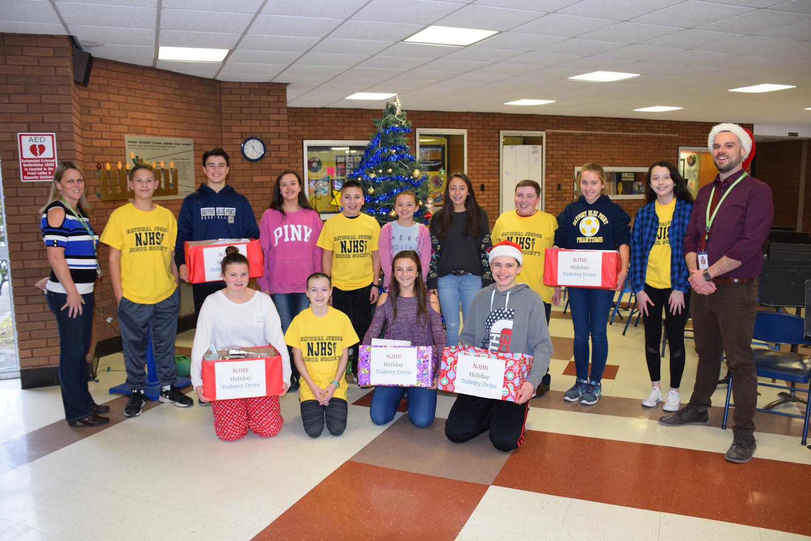 BayportBlue Point students collect for those in need Team Up 4 Community