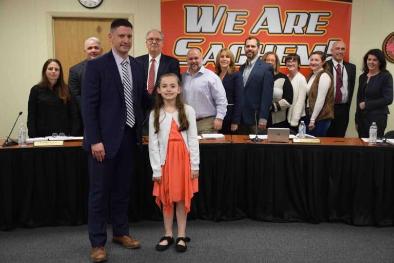 Sachem board recognizes extraordinary student volunteerism Team Up 4