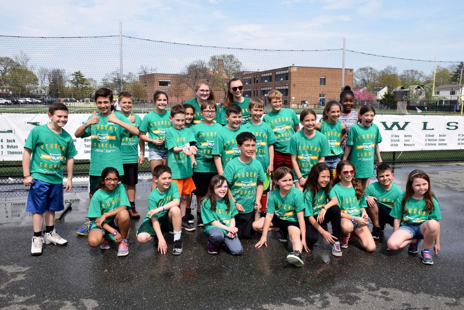 Lynbrook Marion Street staff gets soaked for a cure Team Up 4 Community