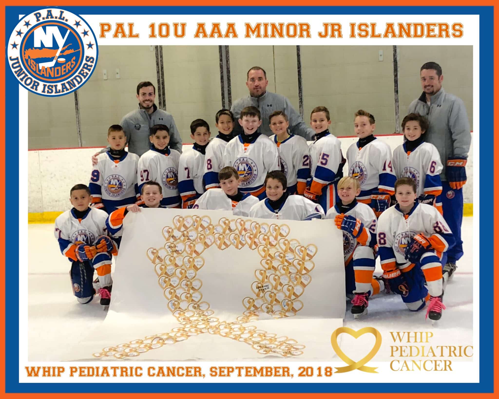 Jr. Islanders PAL 10U AAA MINOR JR ISLANDERS is raising money for Pediatric Cancer ...
