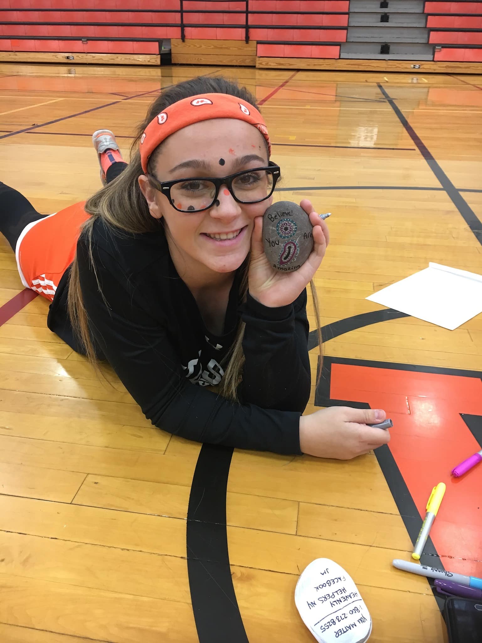 Wilson Volleyball Shares Messages of Hope in the Community Team Up 4