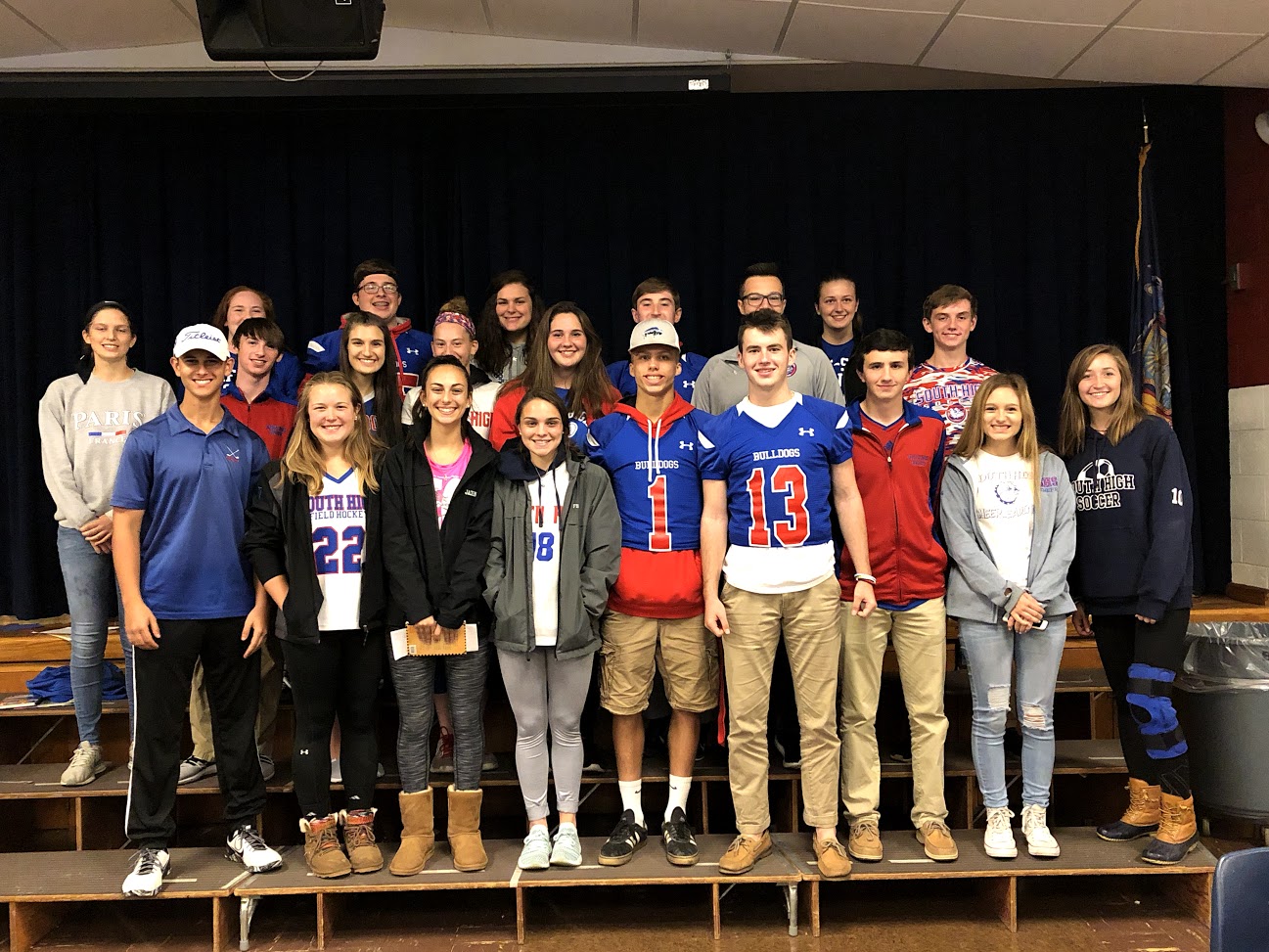 South Glens Falls athletes enter elementary schools to read Team Up 4 Community