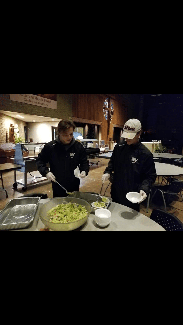 NCDC JR ISLANDERS working with St. Gerard Majella Roman Catholic Church Soup Kitchen Team Up 4