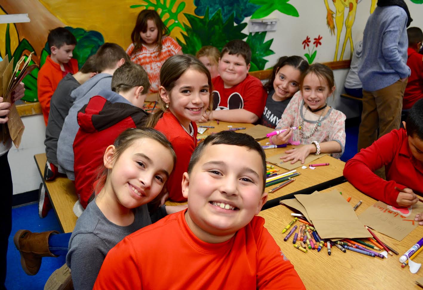Marion Street students spread love to those in need Team Up 4 Community