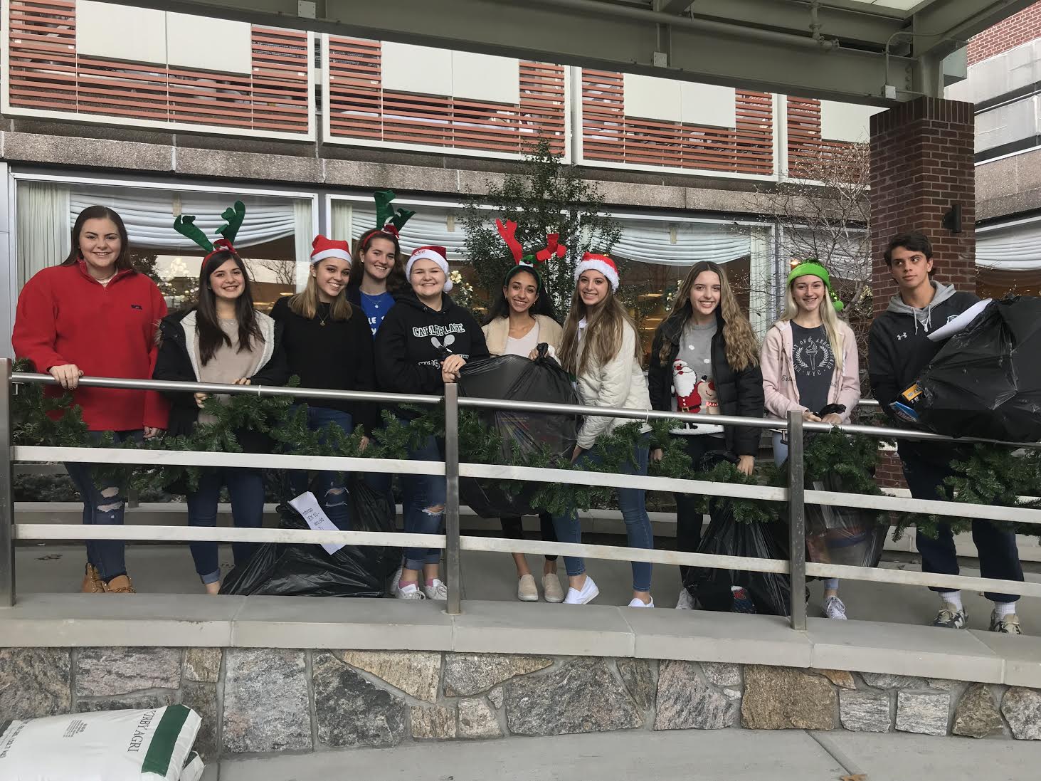 Carle Place students and staff team with Kiwanis to collect gifts for