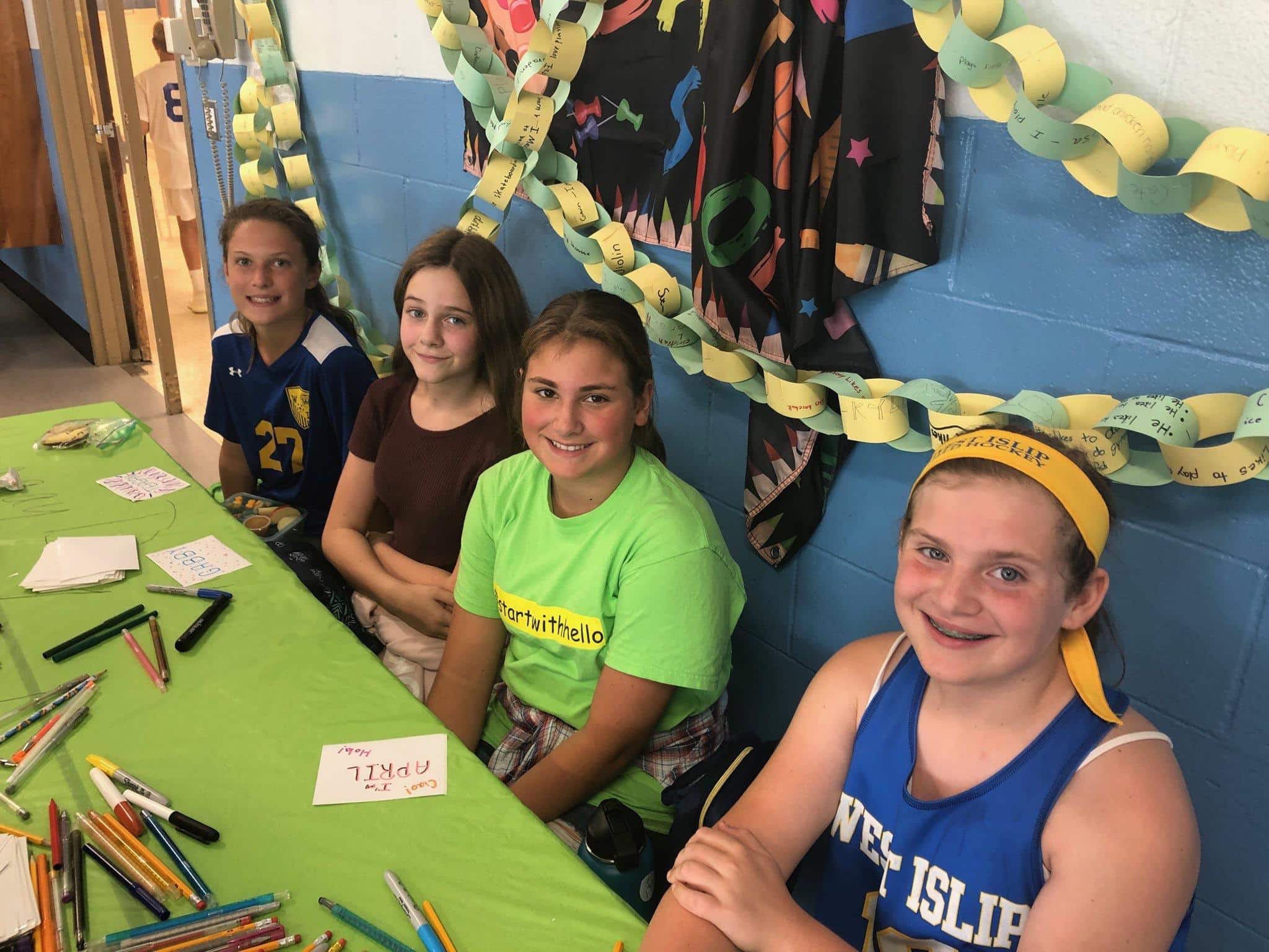 West Islip middle schoolers make connections with Start With Hello
