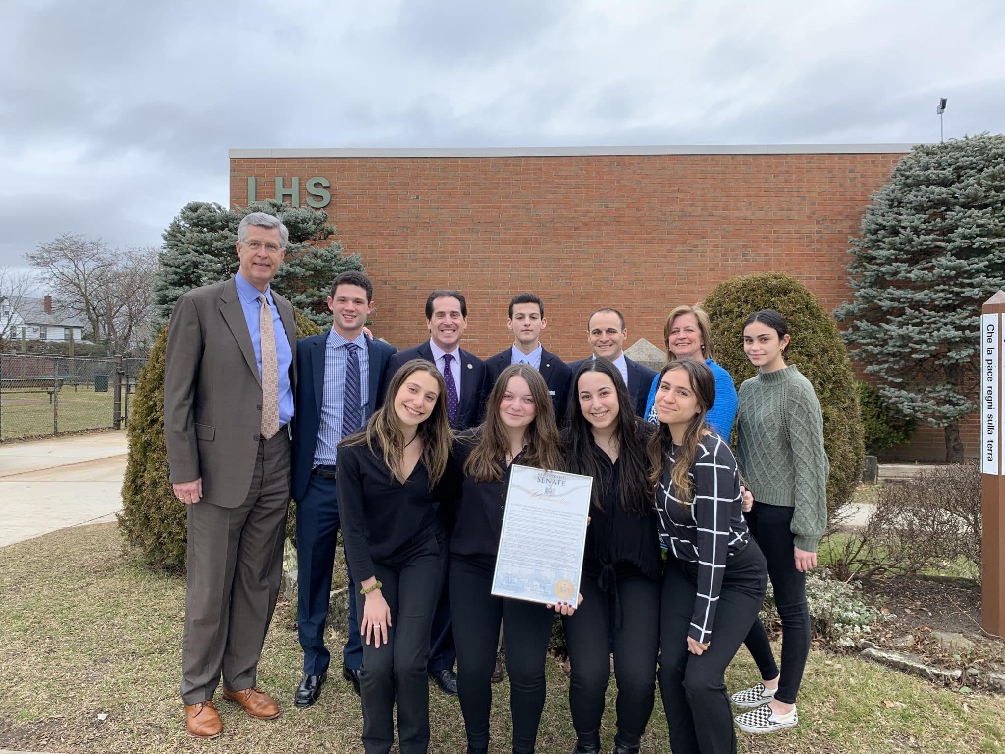 Lynbrook Key Club honored for its commitment to community service