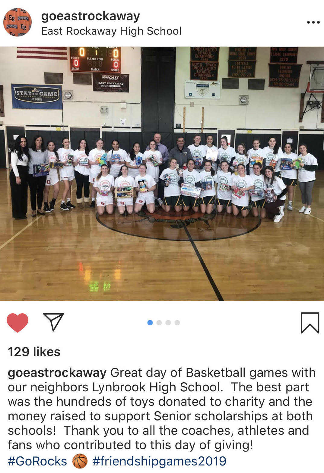 East Rockaway Basketball Friendship Games Team Up 4 Community