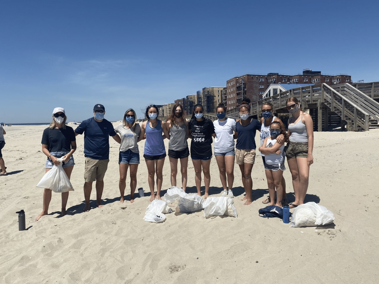 Long Beach track helps keep beaches clean Team Up 4 Community