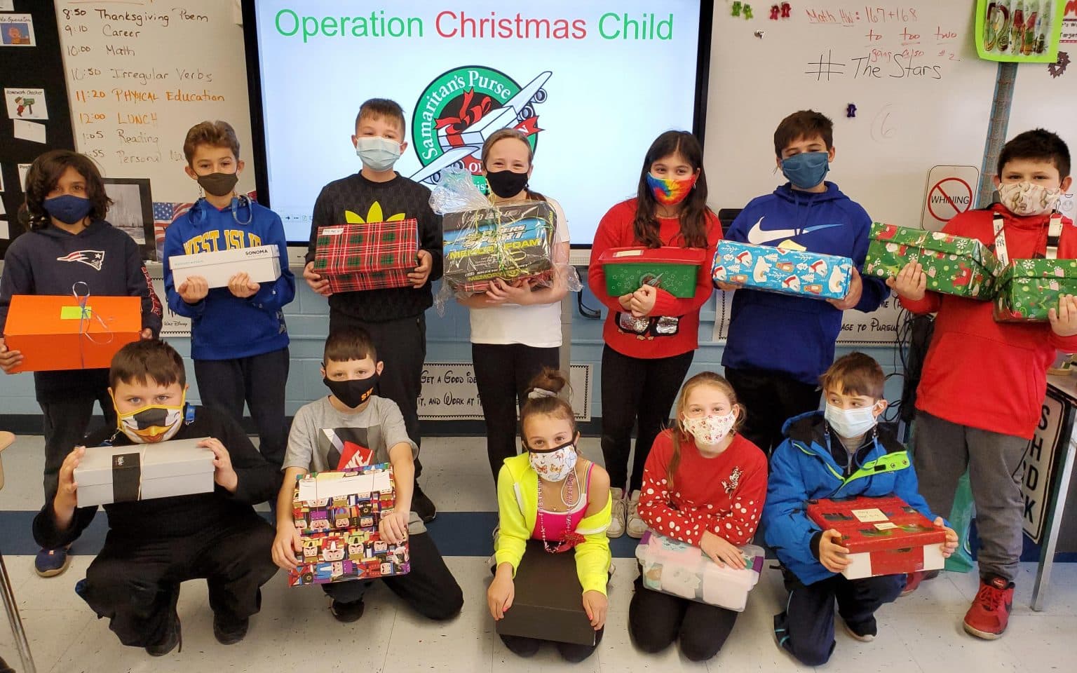 Bayview class sends smiles all over the world Team Up 4 Community