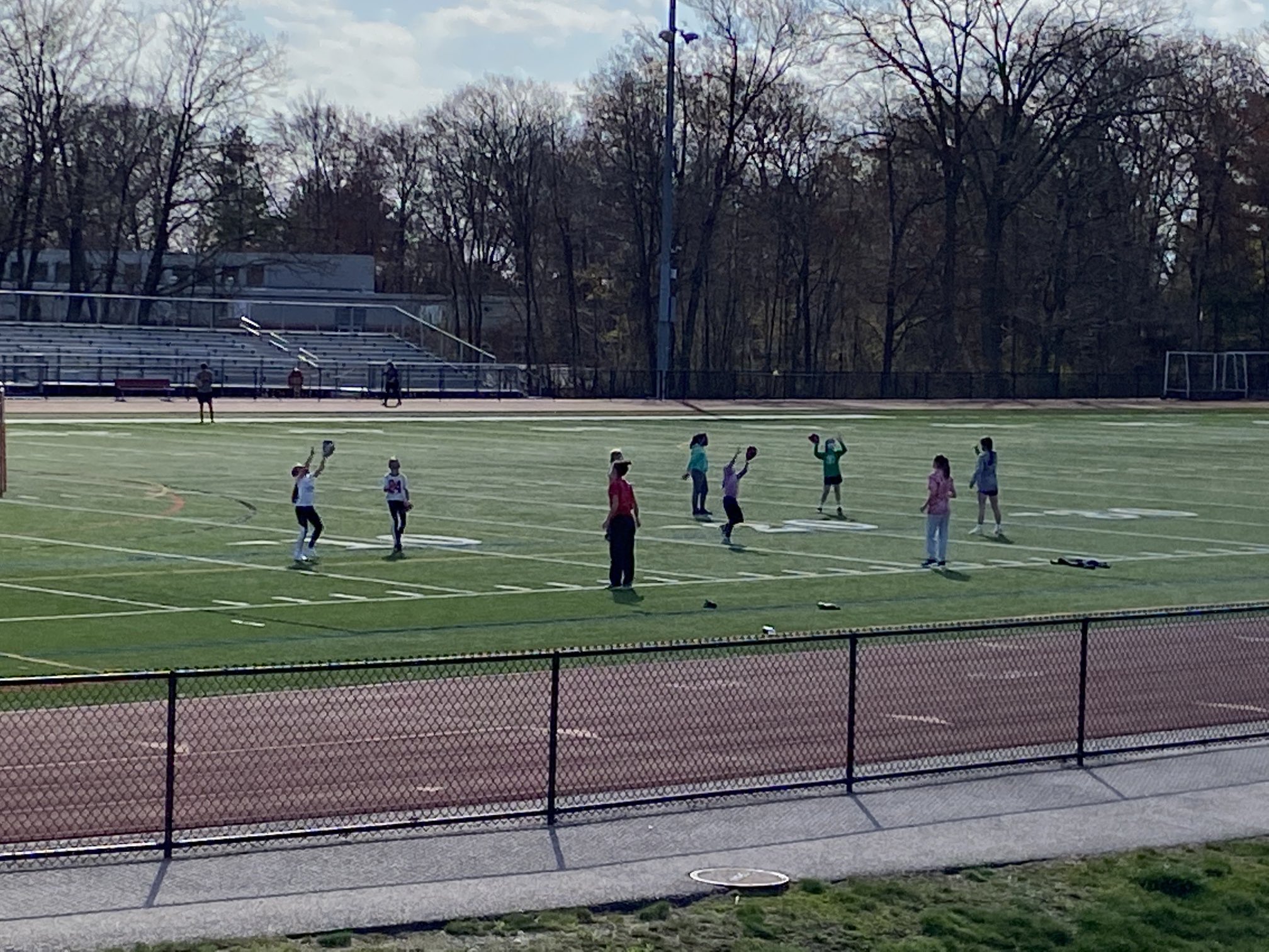 Milford High School Softball Youth Clinic Team Up 4 Community