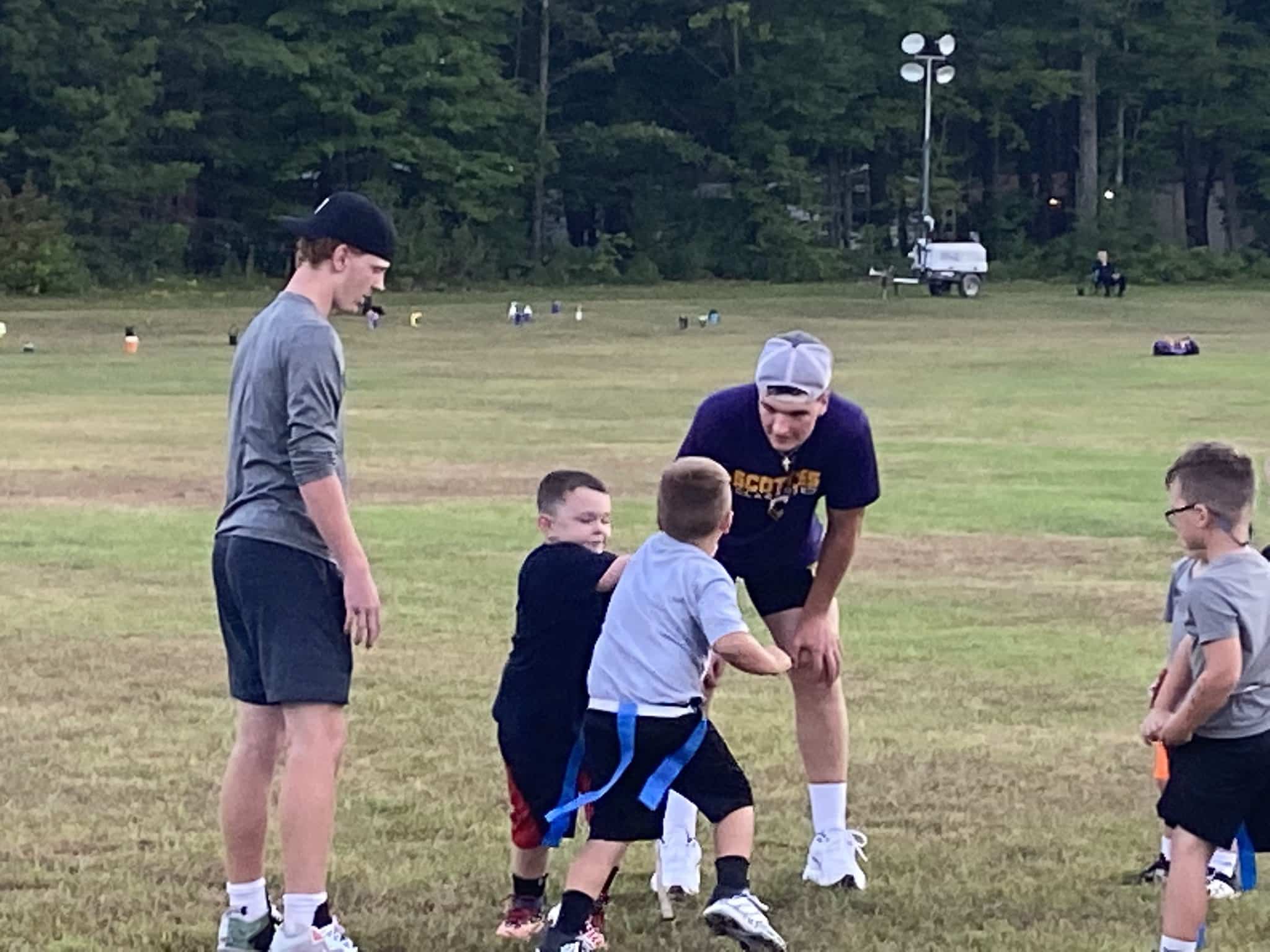 Varsity Players help out with the next generation of Ballston Spa