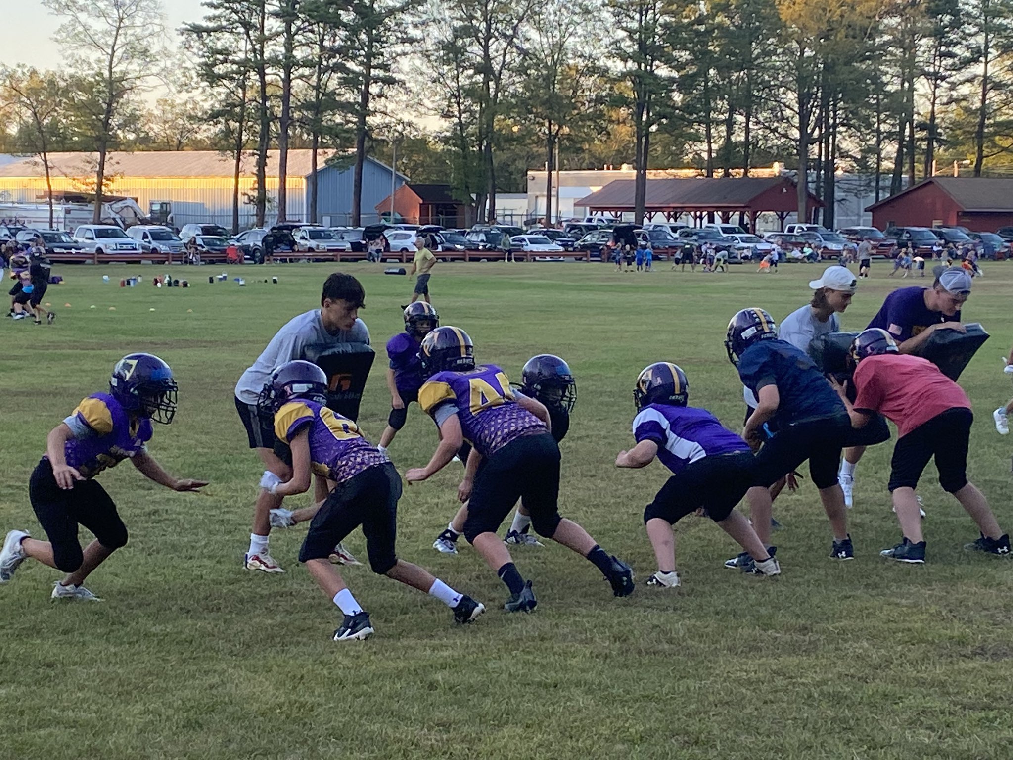 Varsity Players help out with the next generation of Ballston Spa