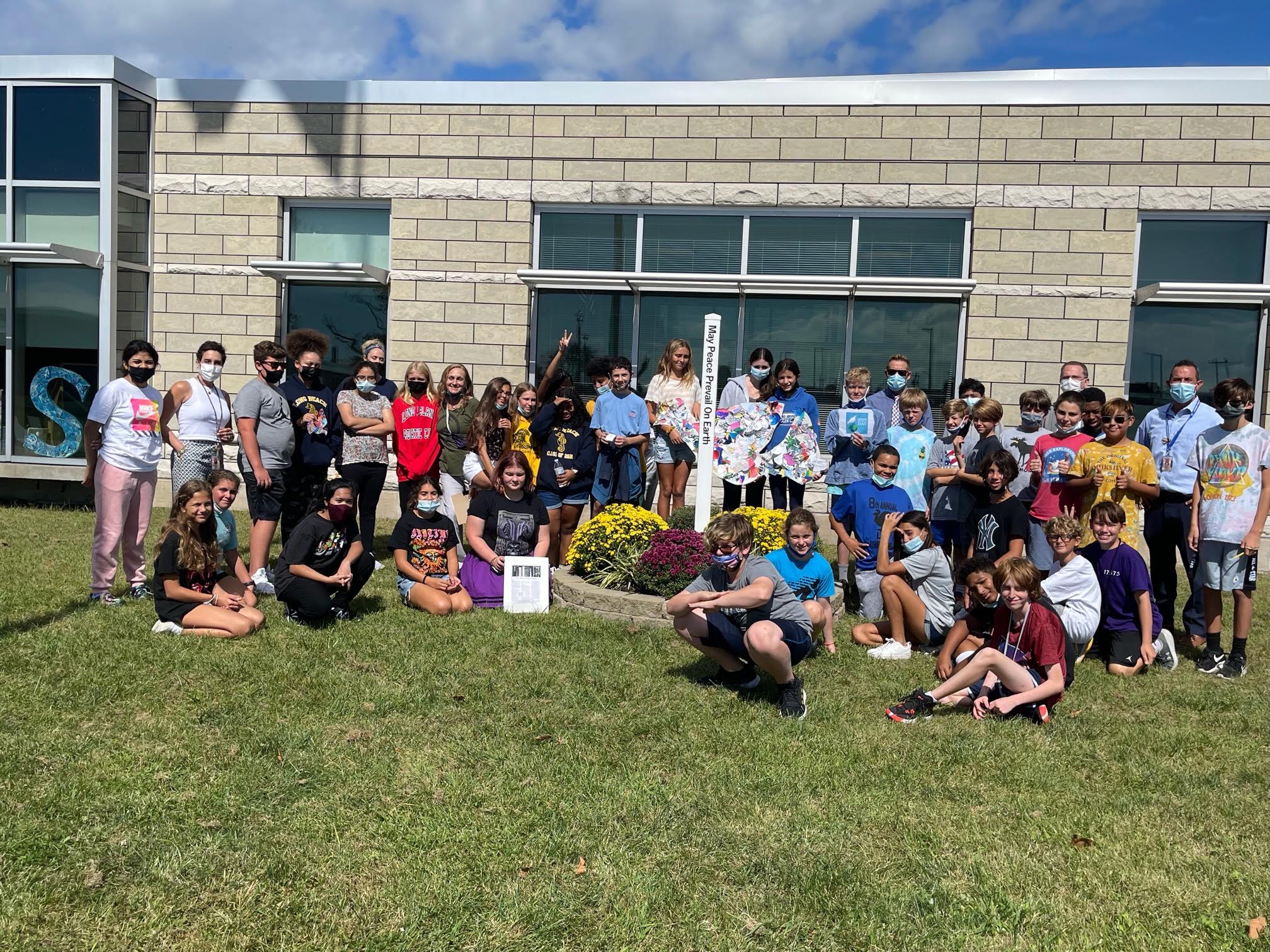 Long Beach Middle School students spread peace through art Team Up 4