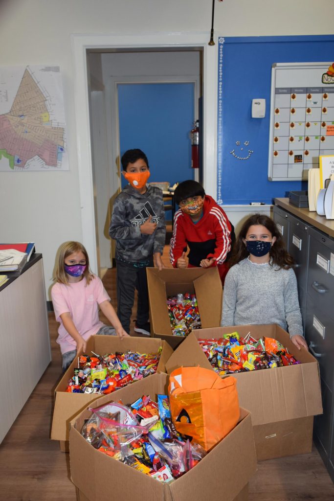 Floral ParkBellerose School participates in Candy Give Back Program