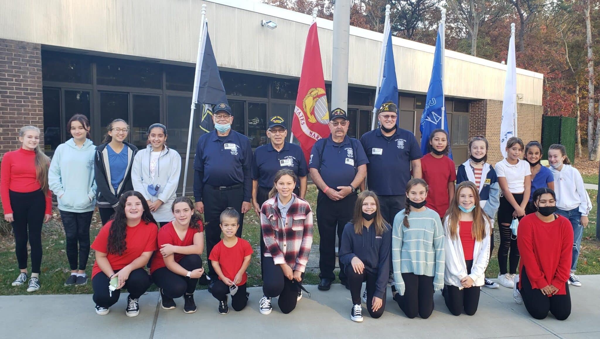 ShorehamWading River’s Prodell Middle School honors veterans Team Up