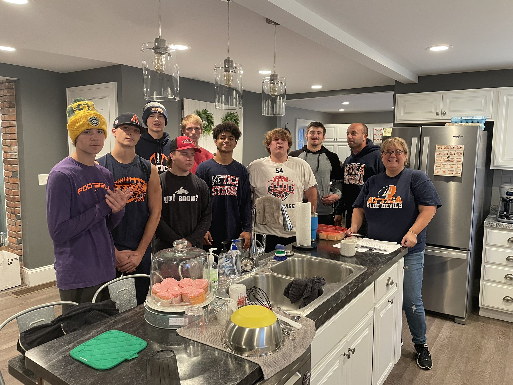 Attica Football program assisting our Gateway House Team Up 4 Community