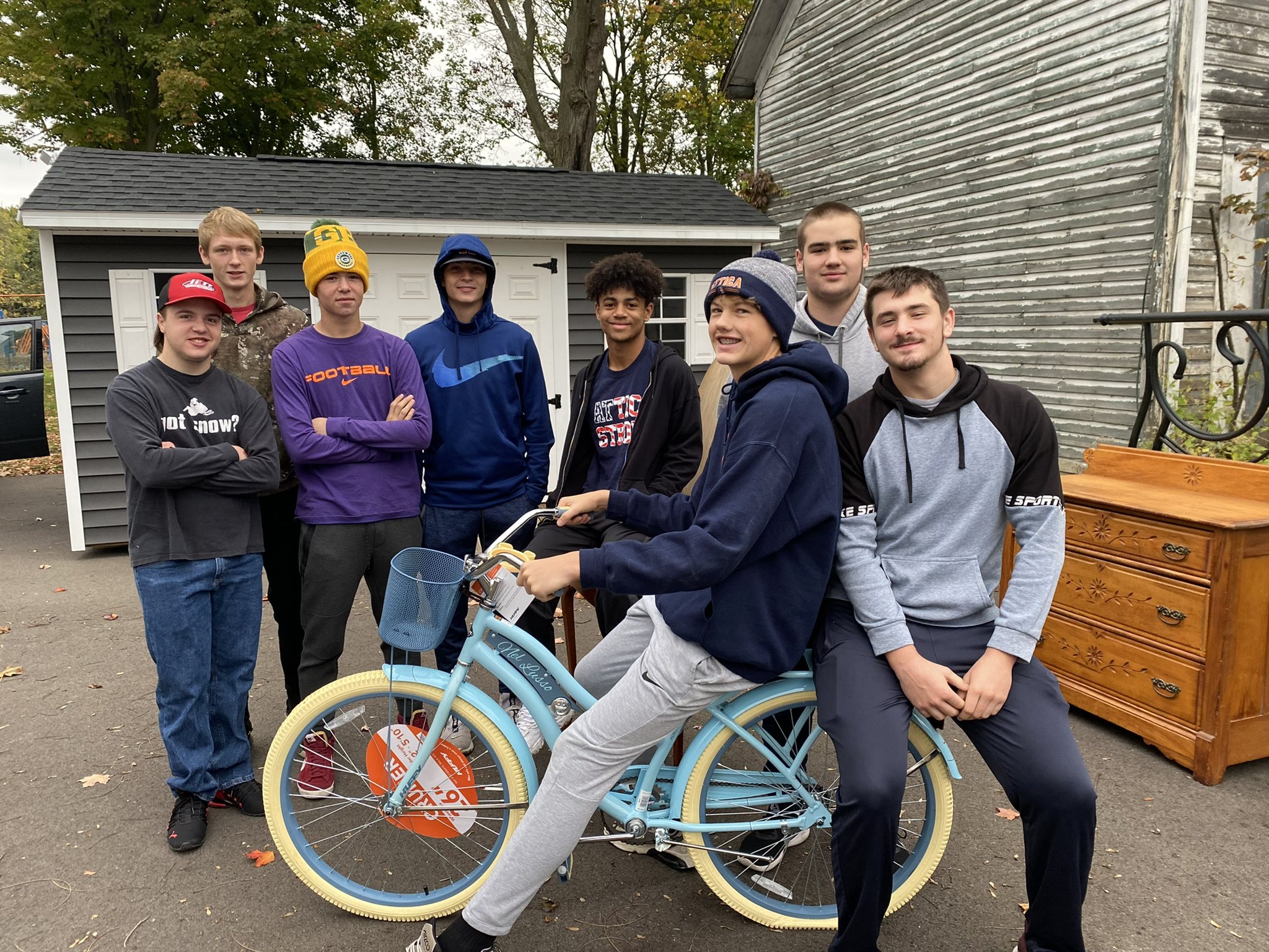 Attica Football program assisting our Gateway House Team Up 4 Community