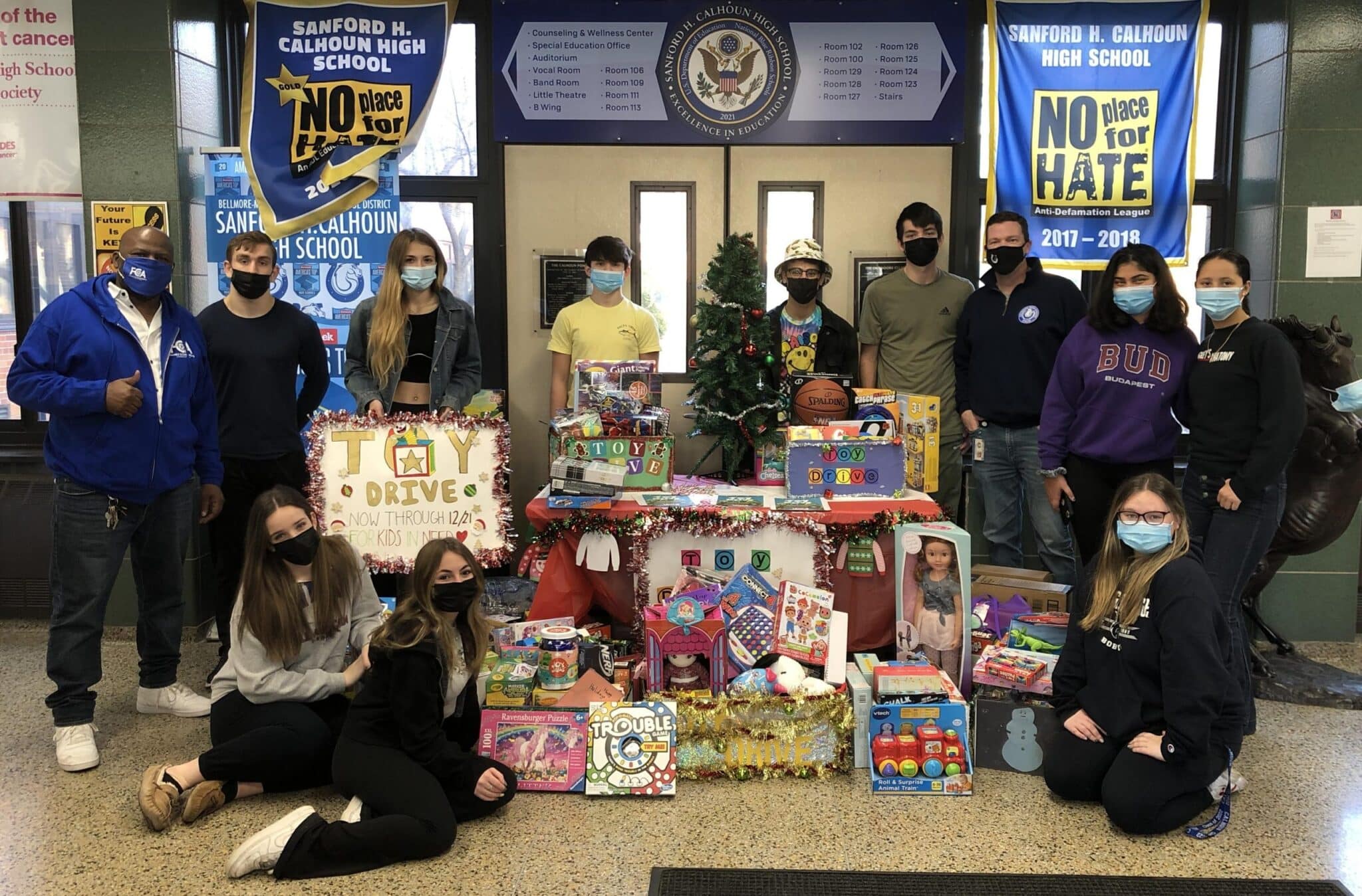 Calhoun Leadership students organize toy drive Team Up 4 Community