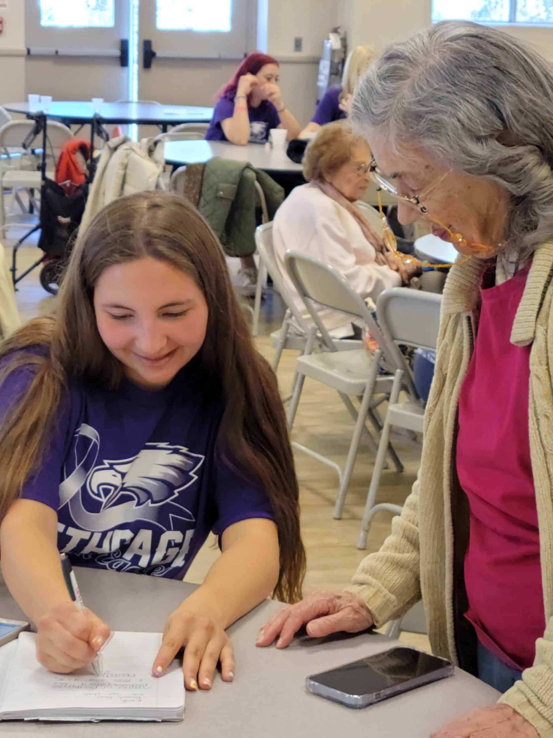Bethpage High School’s Honor Society aids local senior citizens Team Up 4 Community