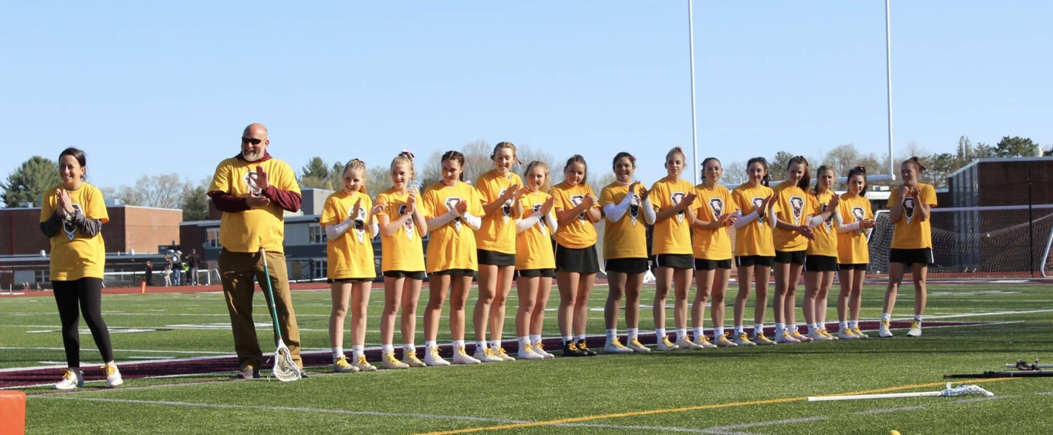 BHBL girls varsity lacrosse team raise awareness for pediatric cancer