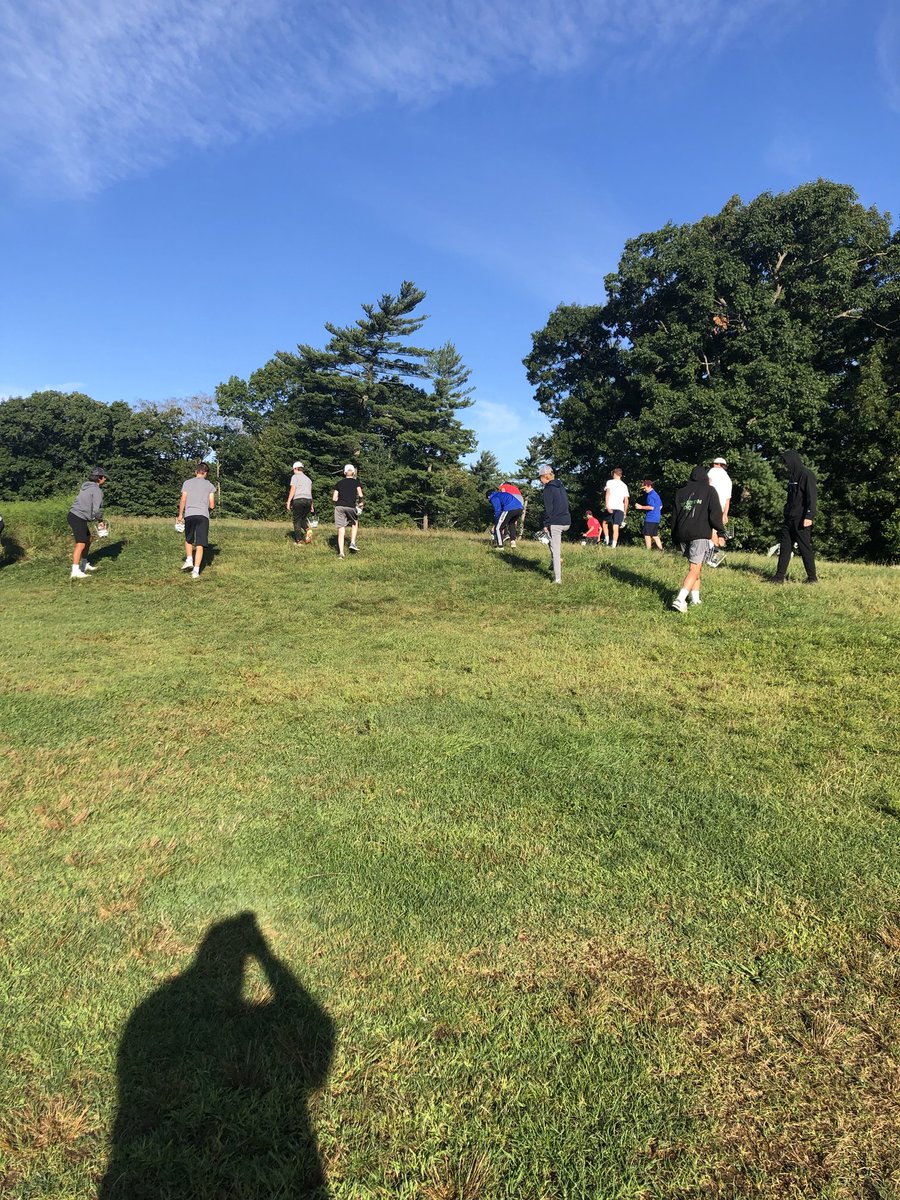 Weymouth Golf Team working with at Weathervane Golf Team Up 4 Community