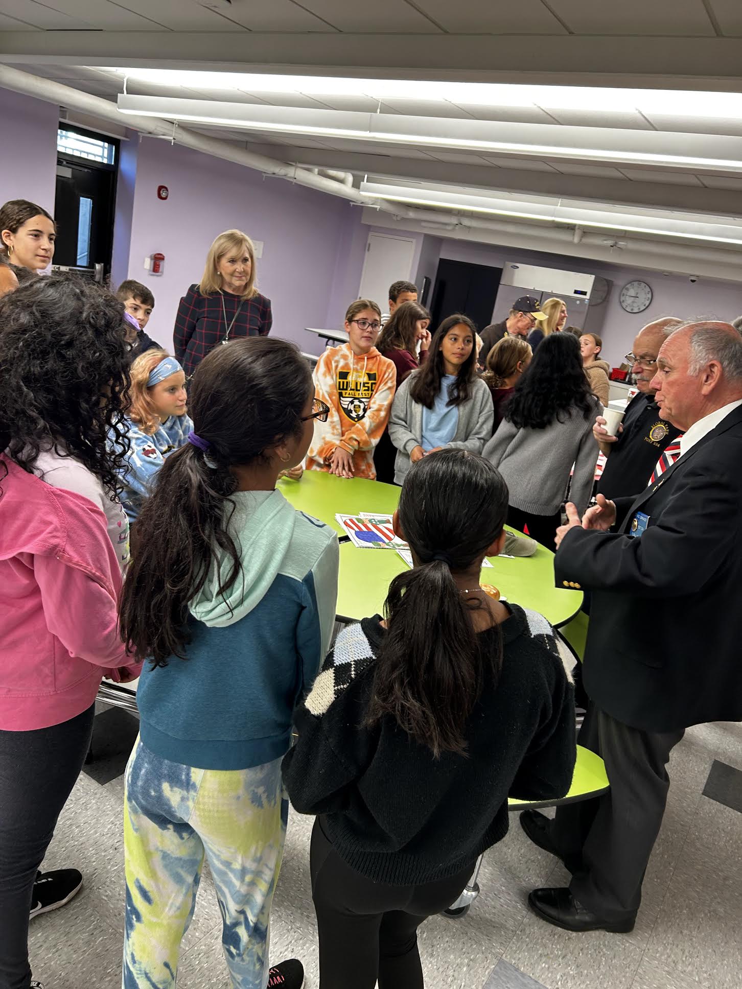 Floral Park’s John Lewis Childs School honors Veterans Day Team Up 4