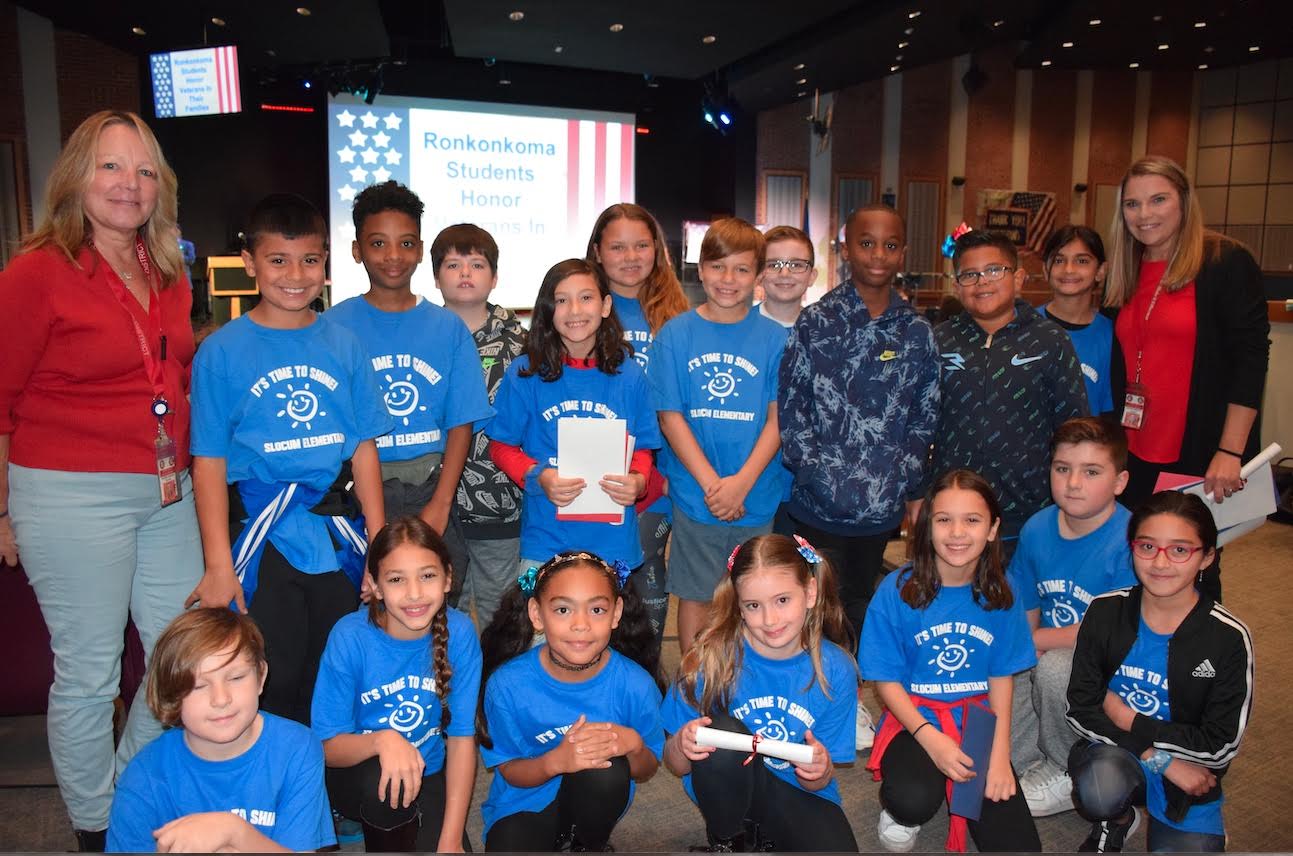 Ronkonkoma Middle School salutes the country’s true heroes Team Up 4