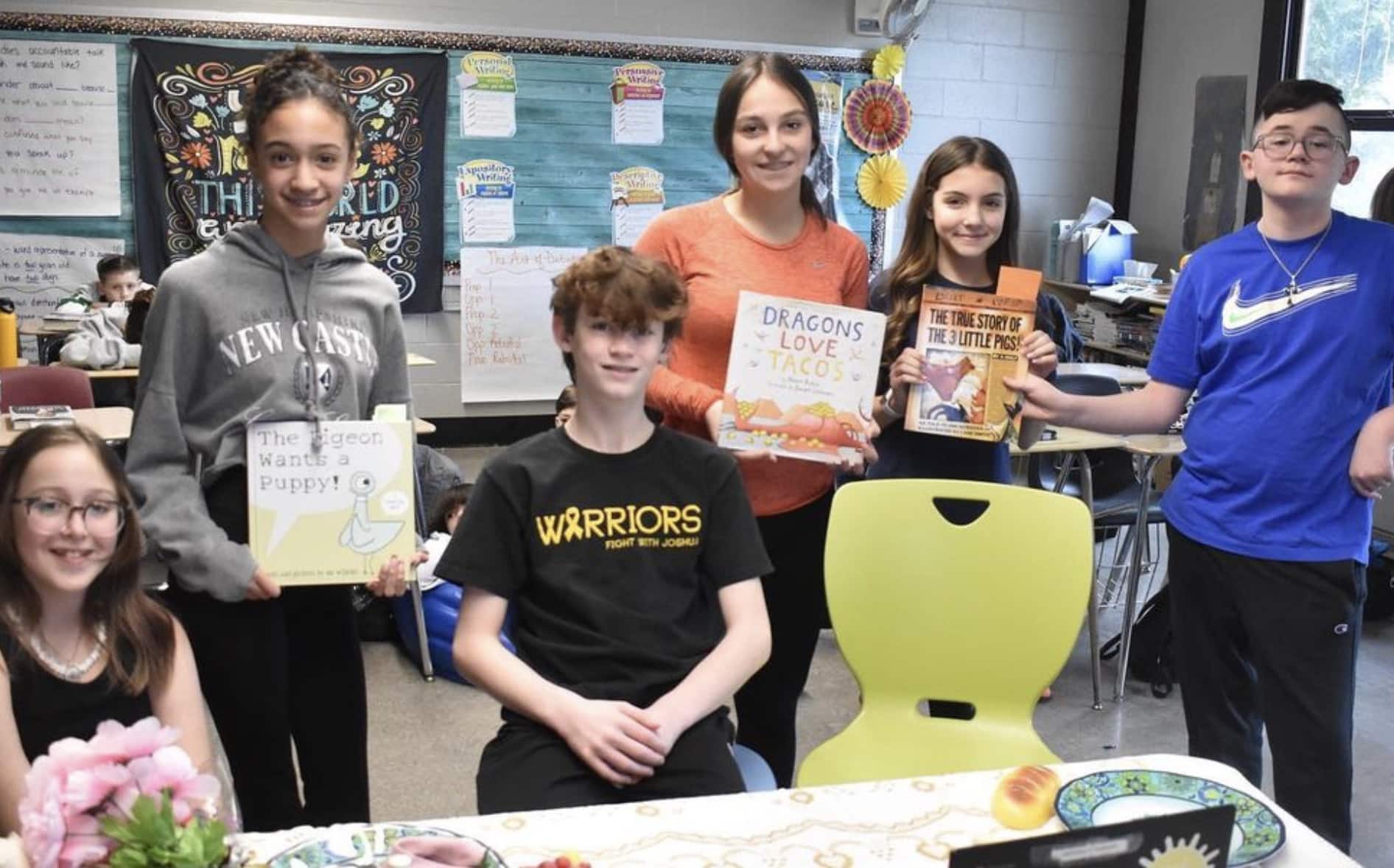 The Wantagh School District celebrated World Read Aloud Day Team Up 4