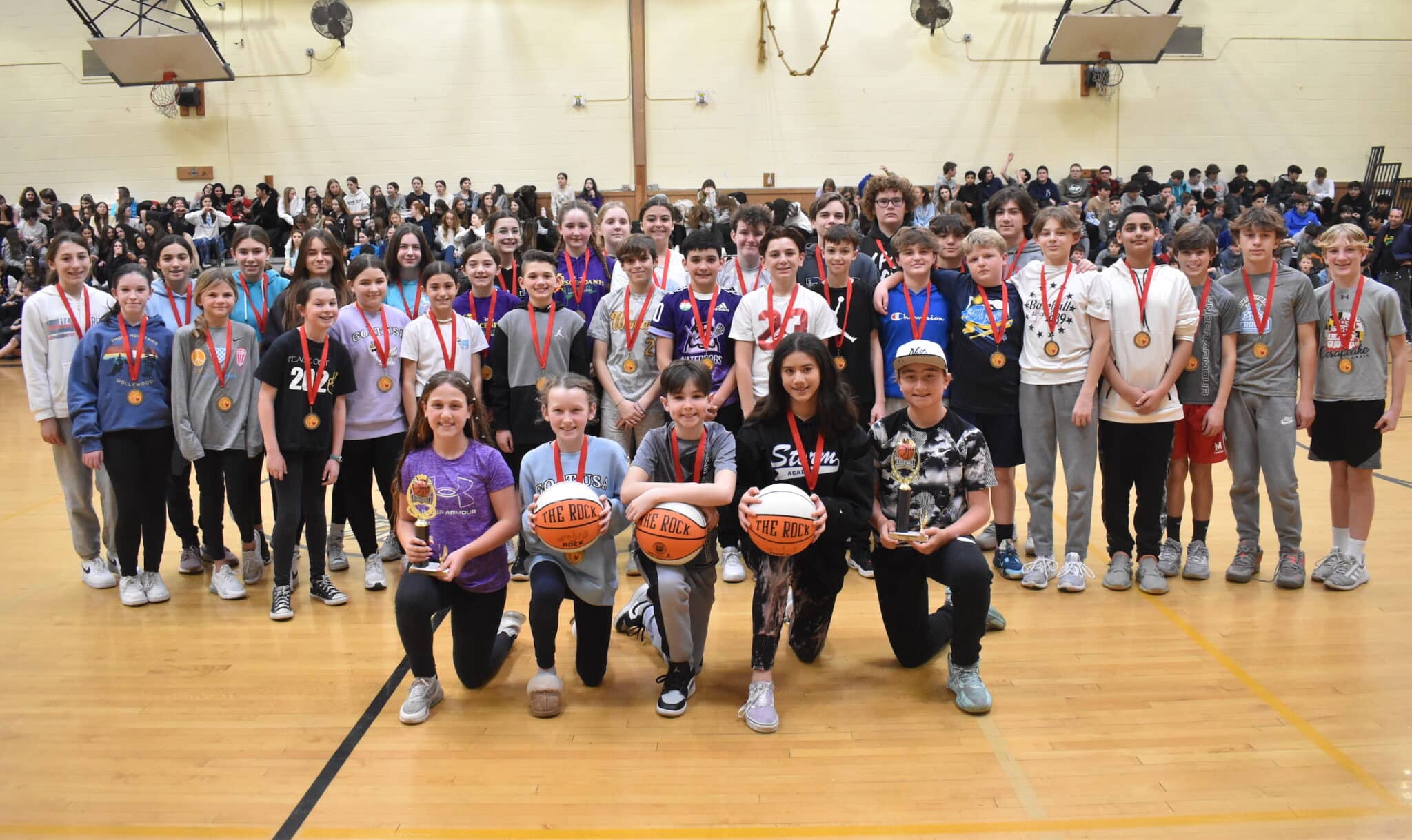 Wantagh students make buckets, raise bucks for heart health Team