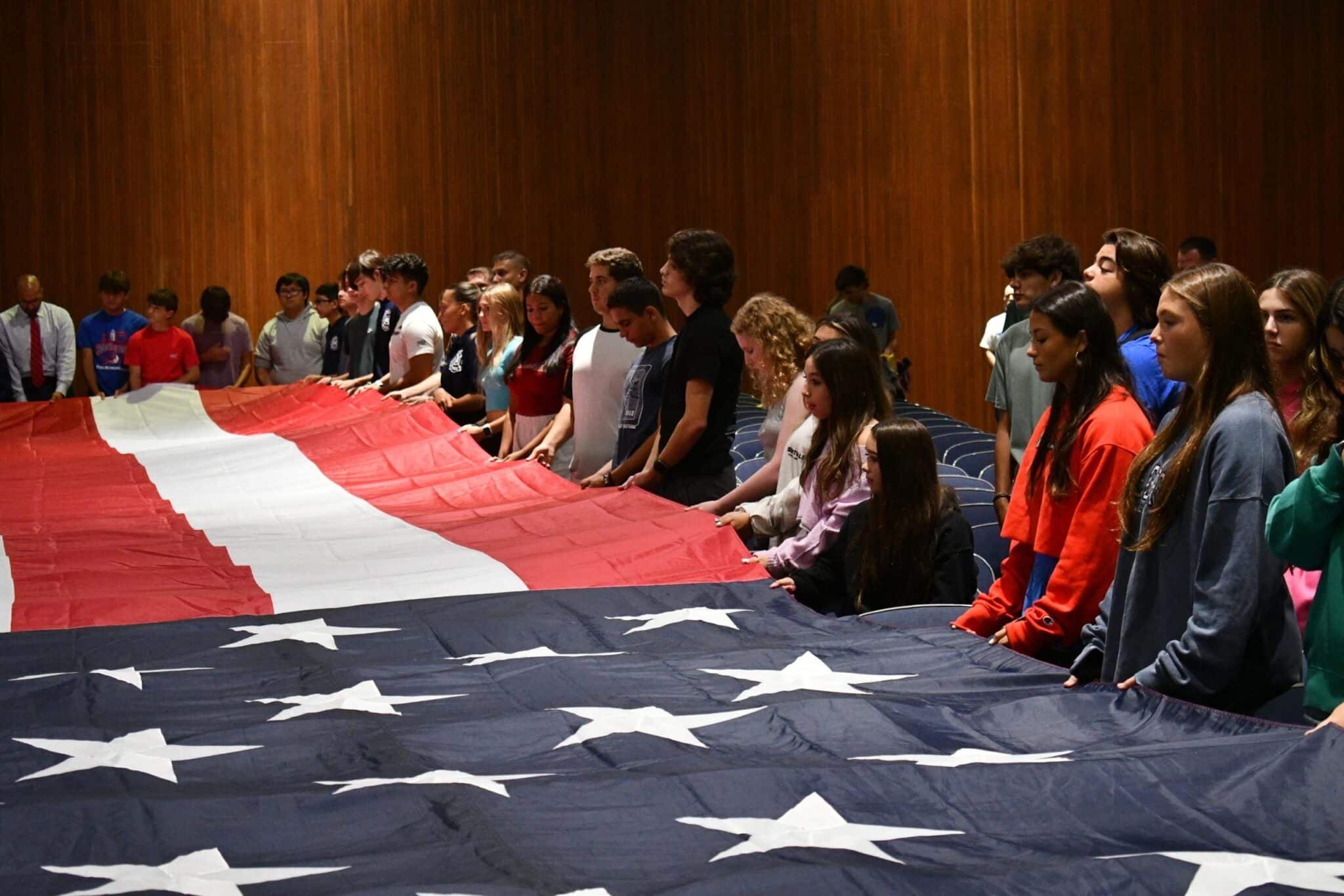 Hauppauge High School honors and remembers 9/11 heroes with special