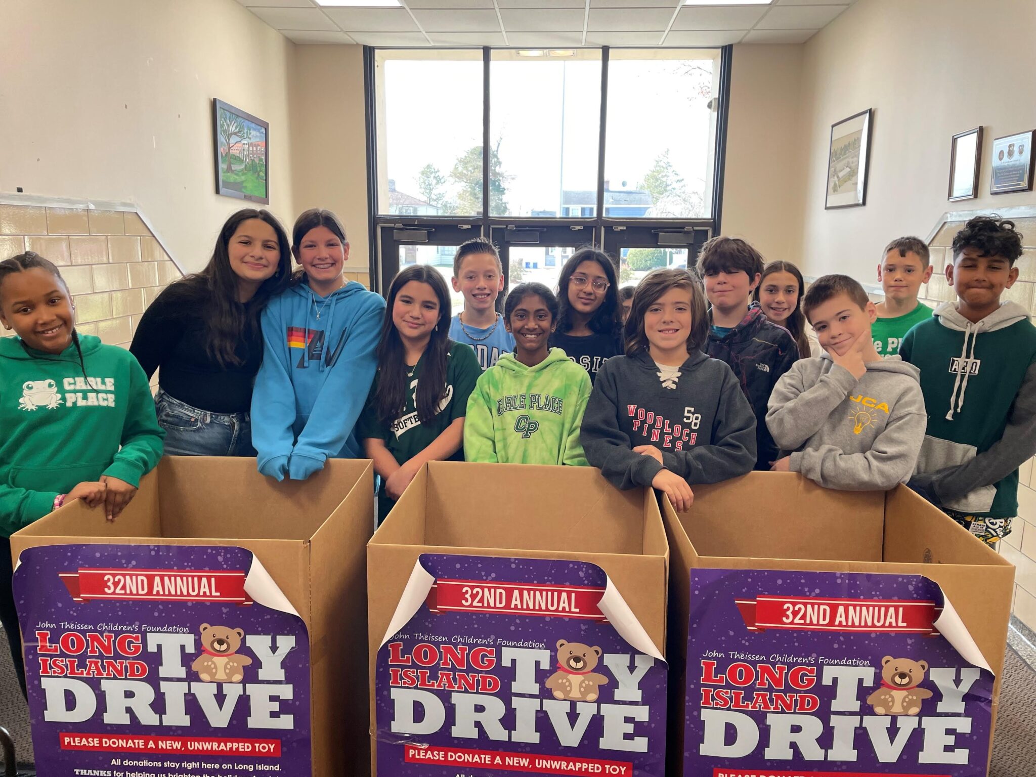 Carle Place students give back for the holidays Team Up 4 Community