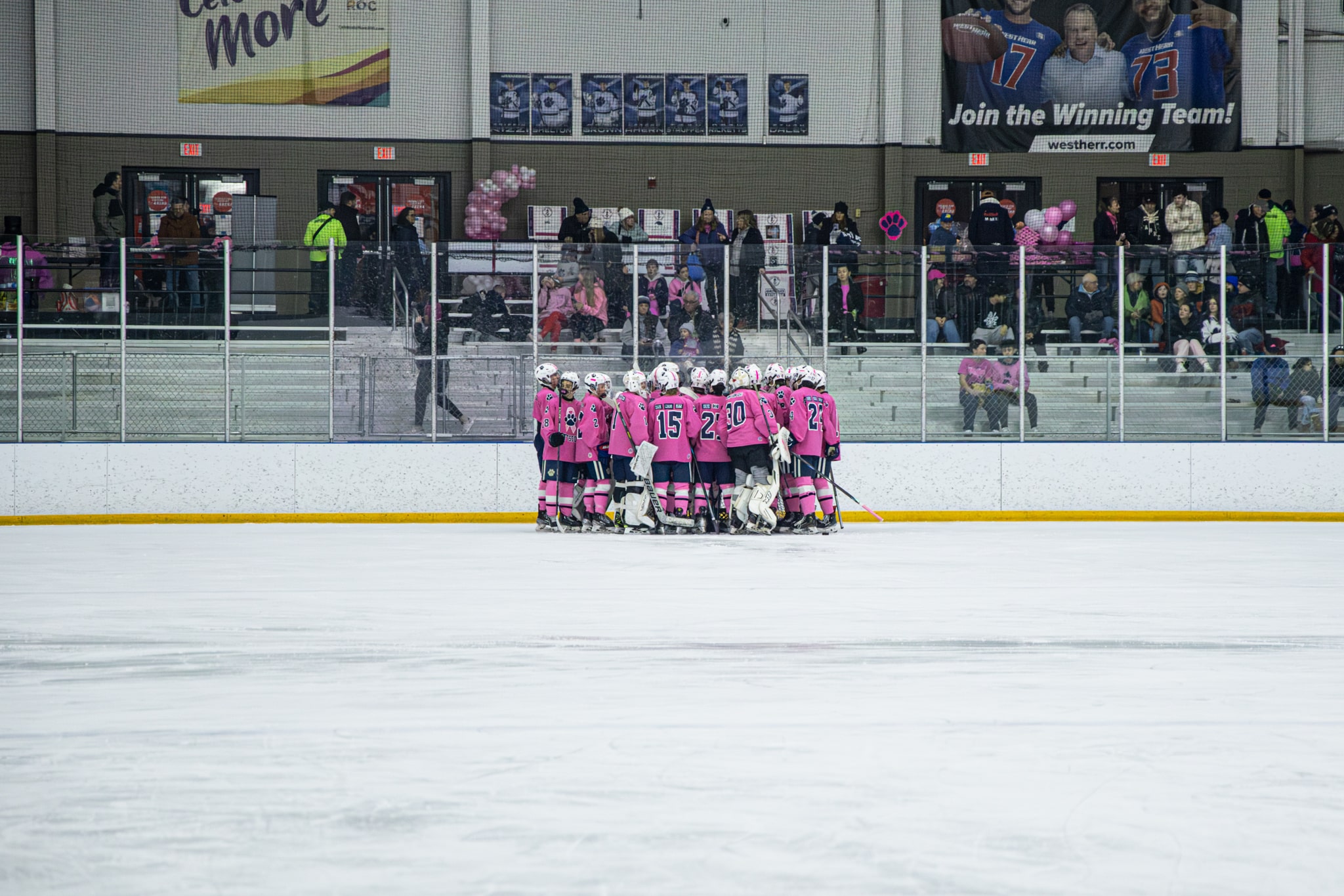 Pink The Rink Pittsford Hockey: Pink the Rink Tradition | Team Up 4 Community