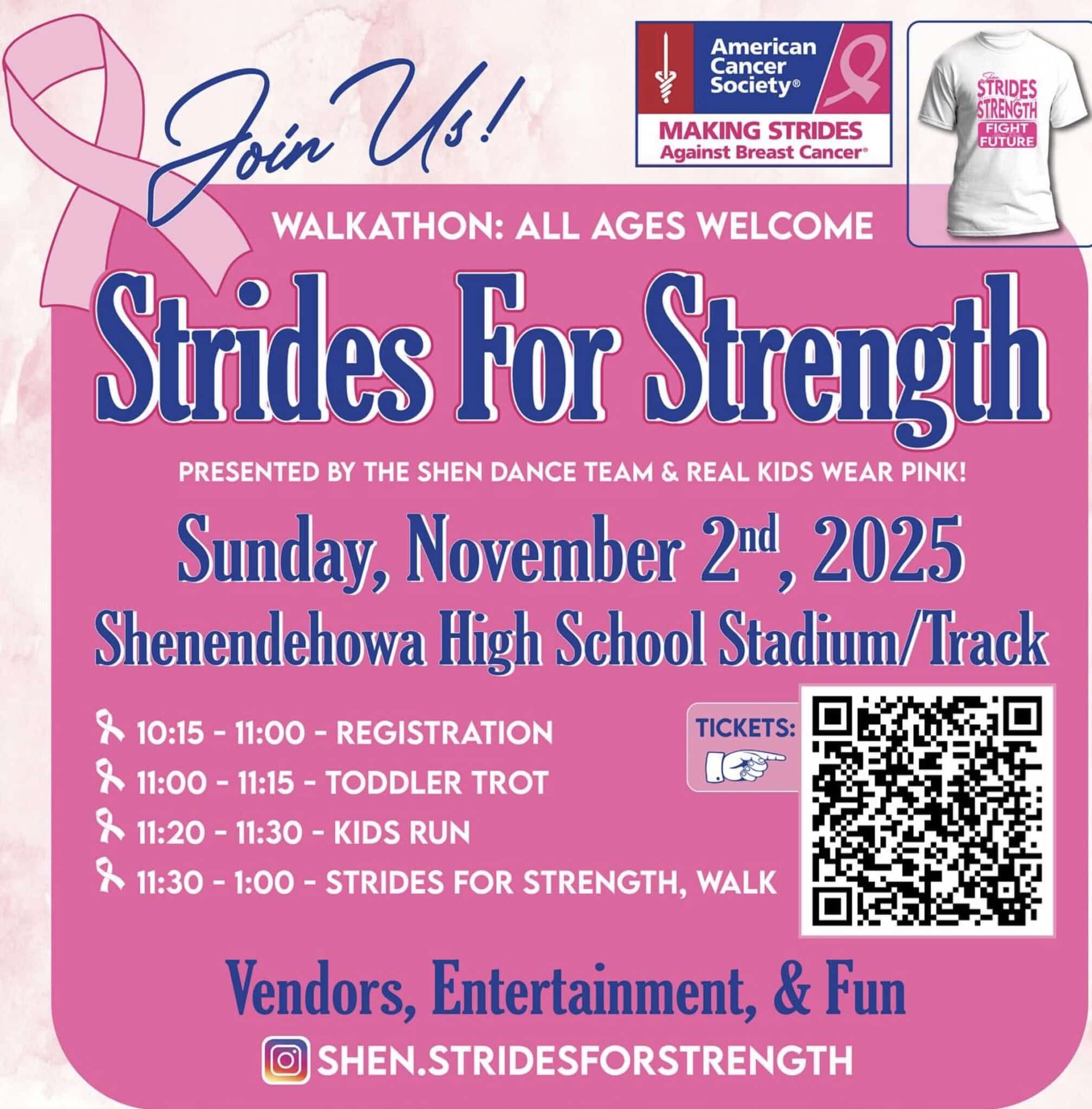 Walkathon Numbers Shenendehowa First Annual Strides for Strength Walkathon | Team Up 4 ...